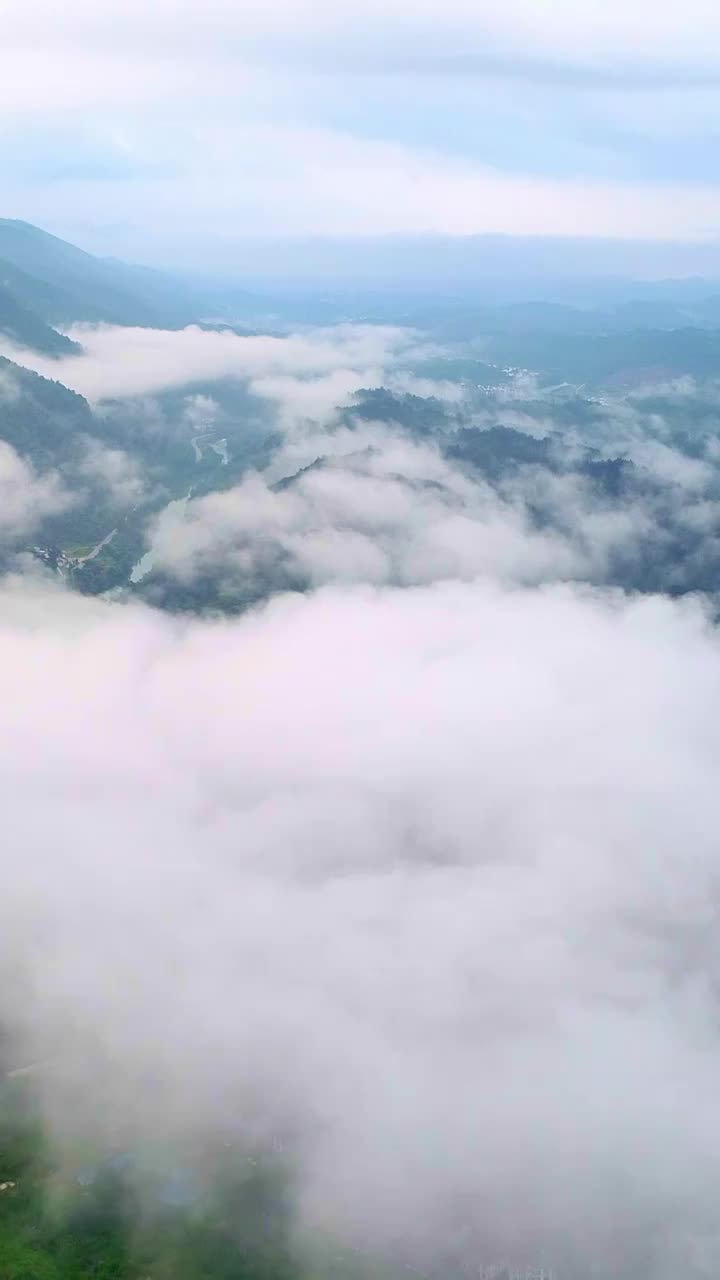 贵州 黔南州 荔波 云雾视频素材