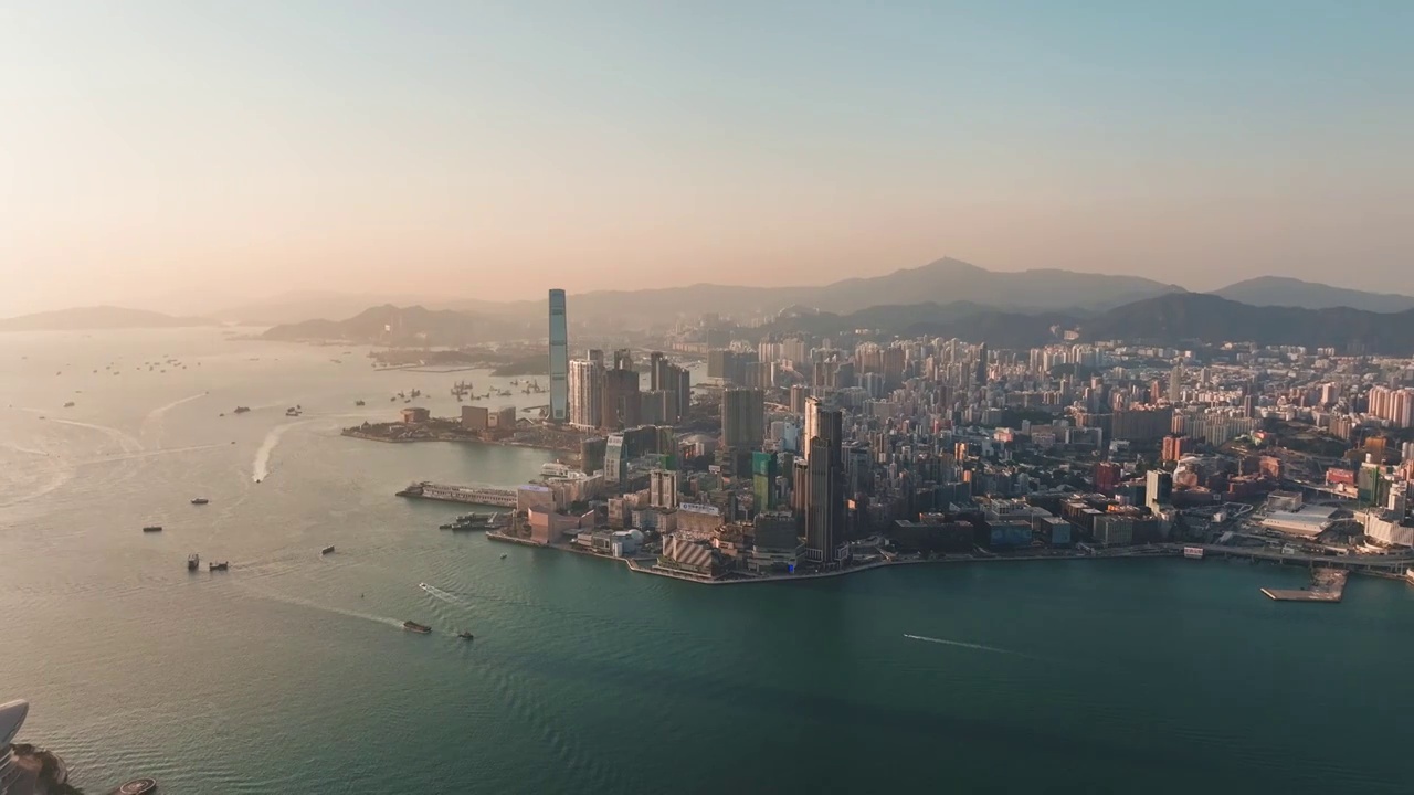 香港尖沙咀九龙旺角视频素材