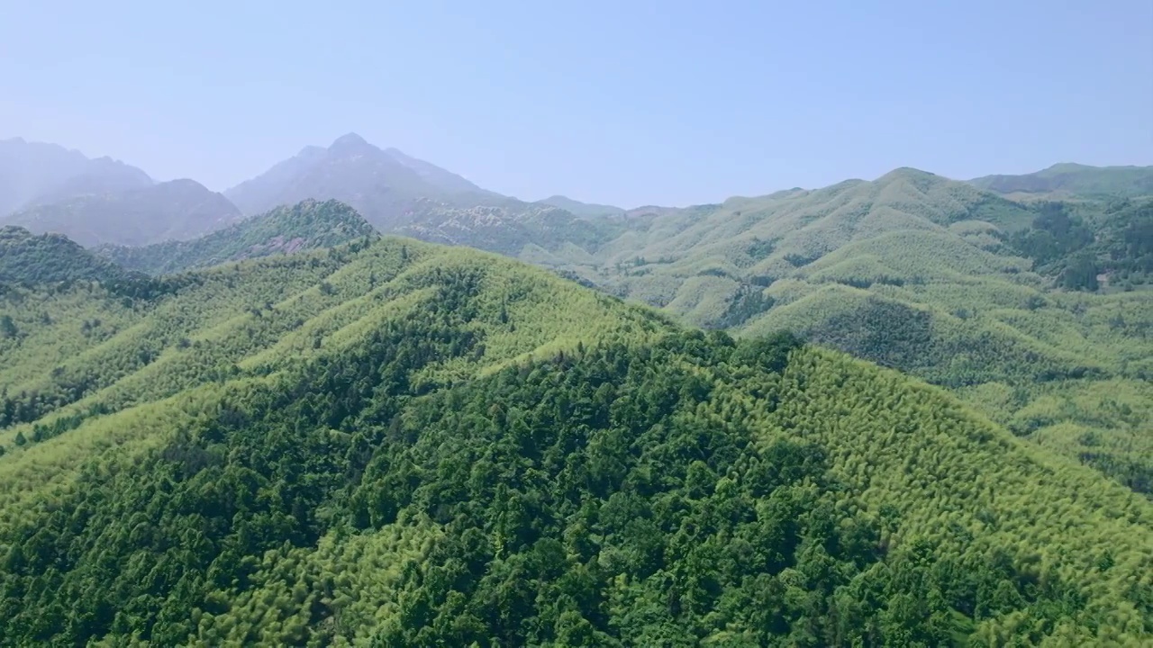 大山森林航拍视频视频素材