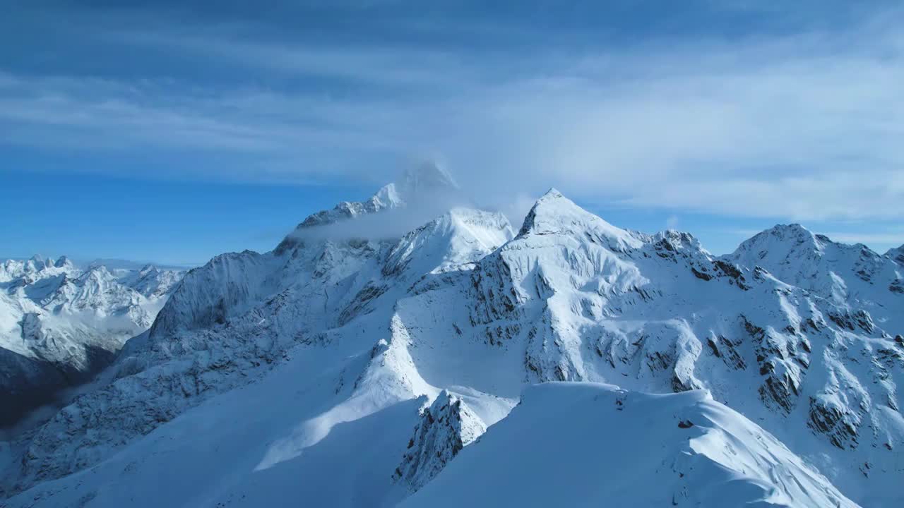 四姑娘山视频素材