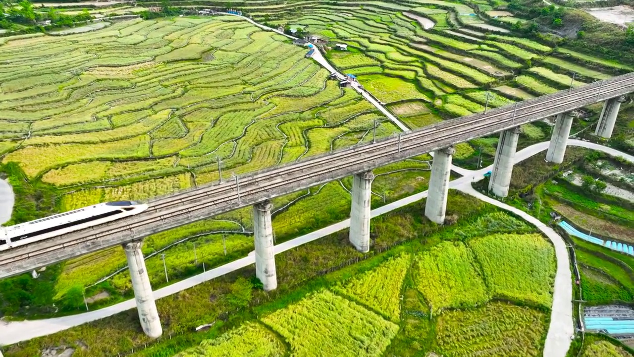 4K航拍贵州台江长滩村风景视频素材