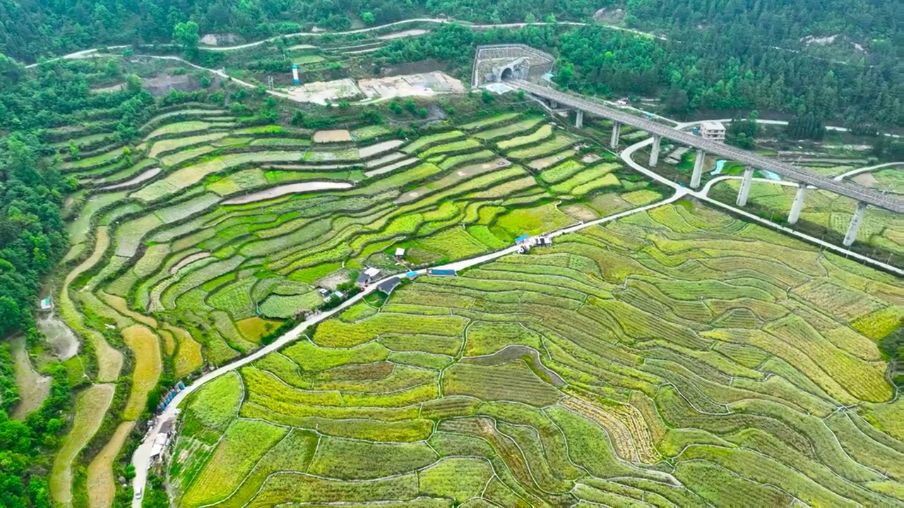 4K航拍贵州台江长滩村风景视频下载