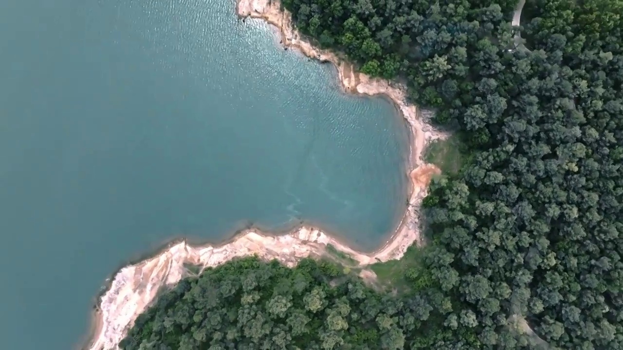 泌阳铜山湖湿地公园视频素材