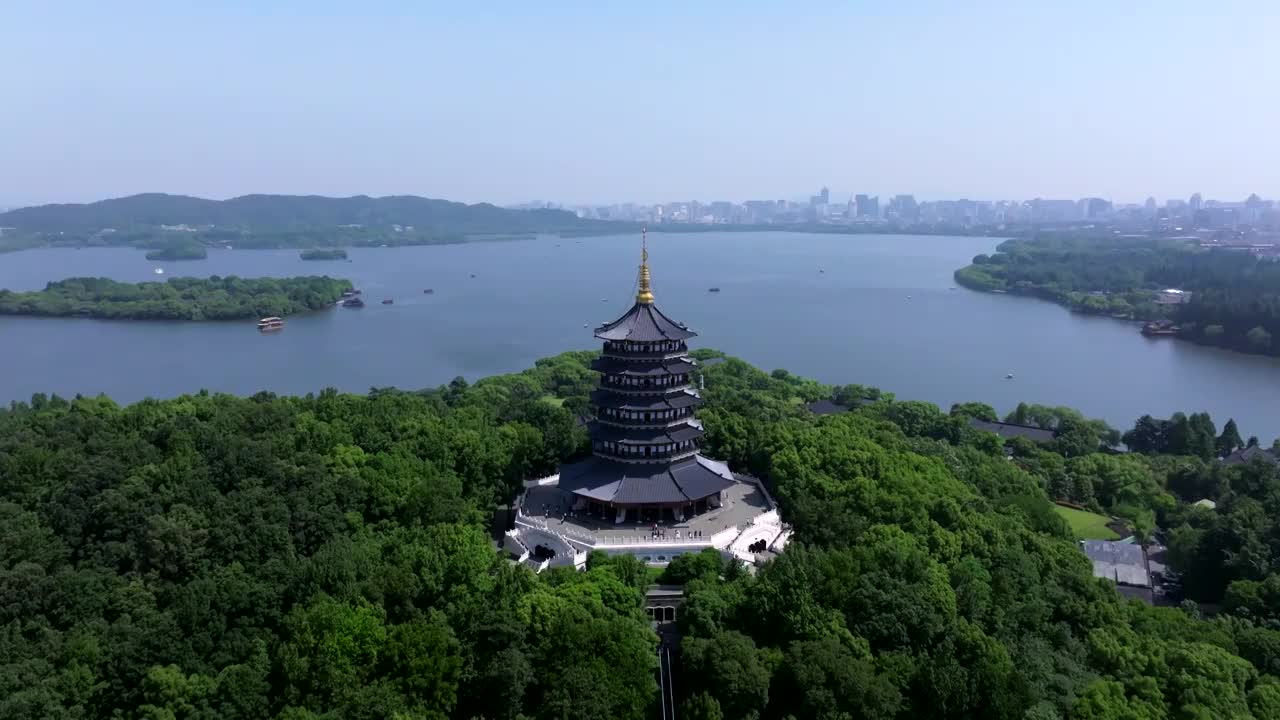 杭州雷峰塔视频素材