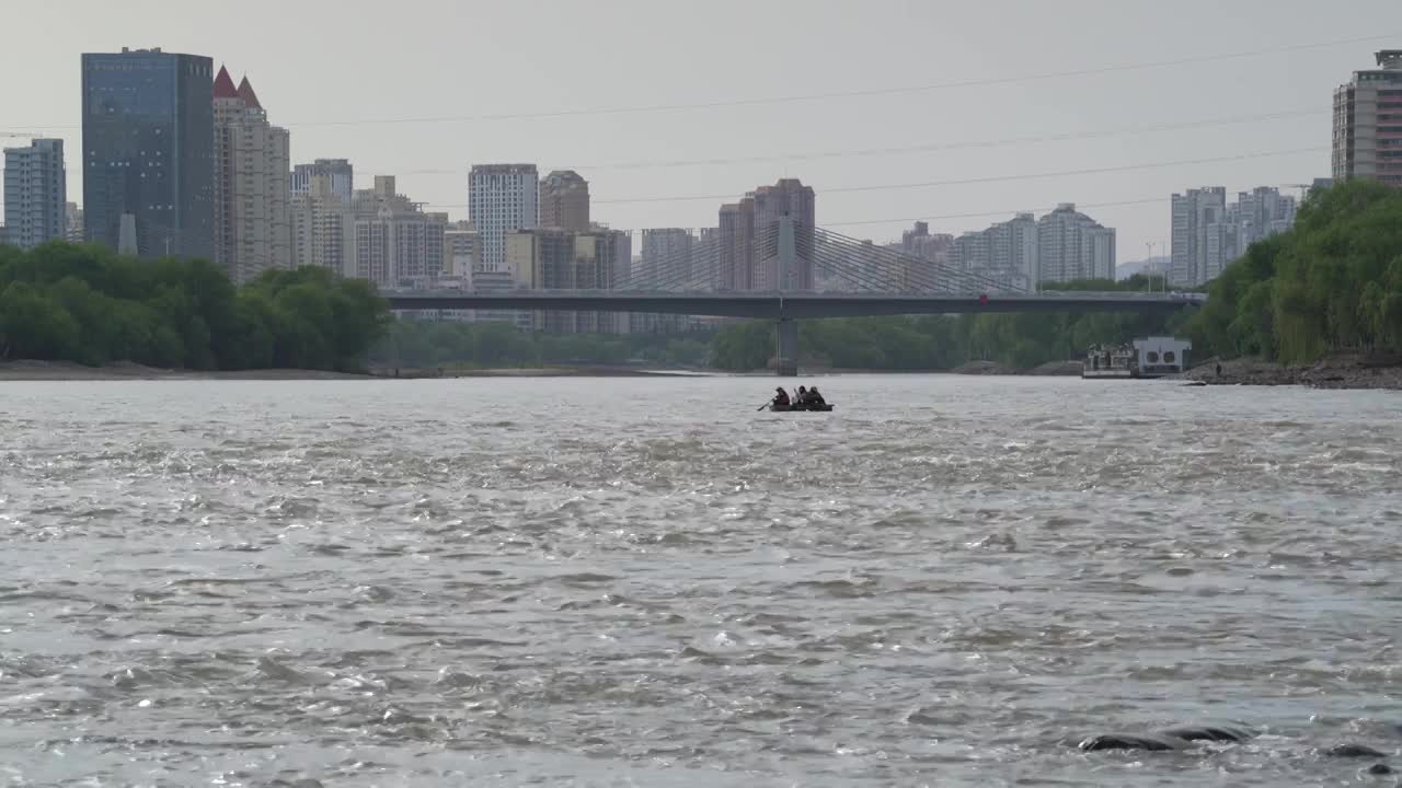 兰州黄河风光视频素材