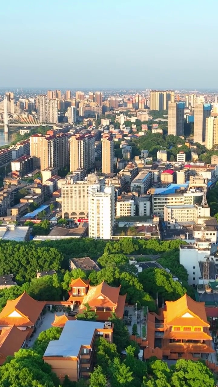 建筑 城市 风景 航拍视角 户外 发展视频素材