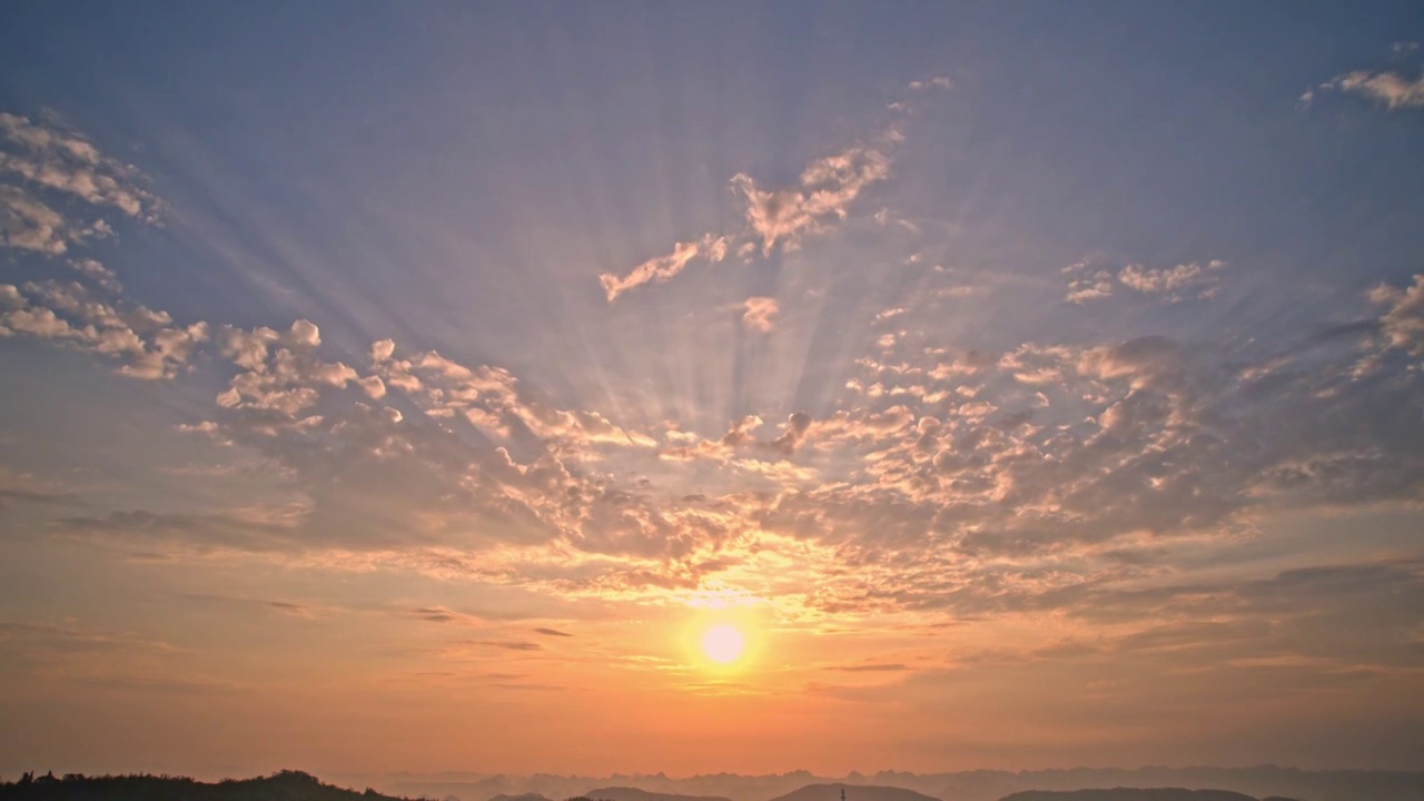 天空日出朝霞视频素材