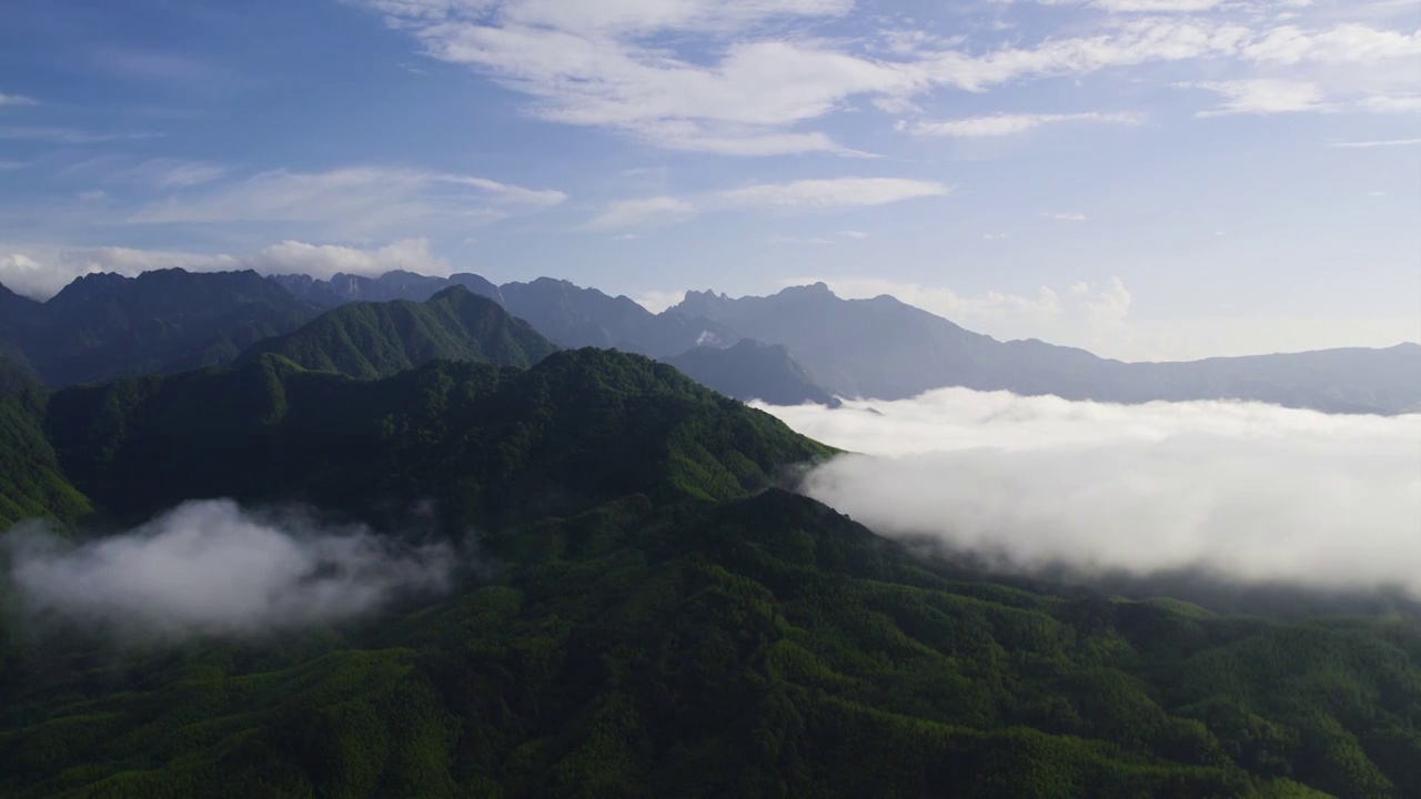 黄山北部云视频视频素材