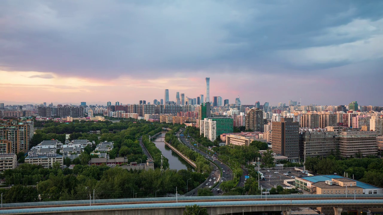 都市风光美景视频素材