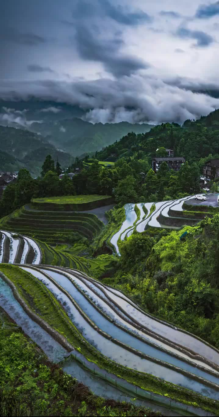 龙脊梯田视频素材