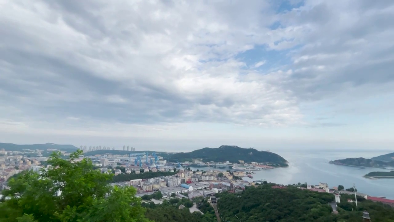 大连旅顺老虎尾景区视频素材