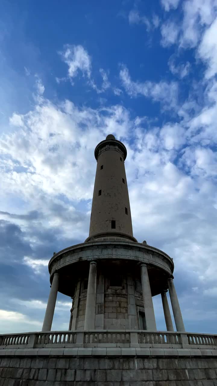 大连旅顺白玉塔视频素材