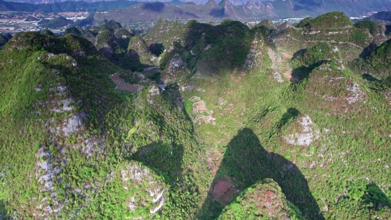 十里坪山峰视频素材