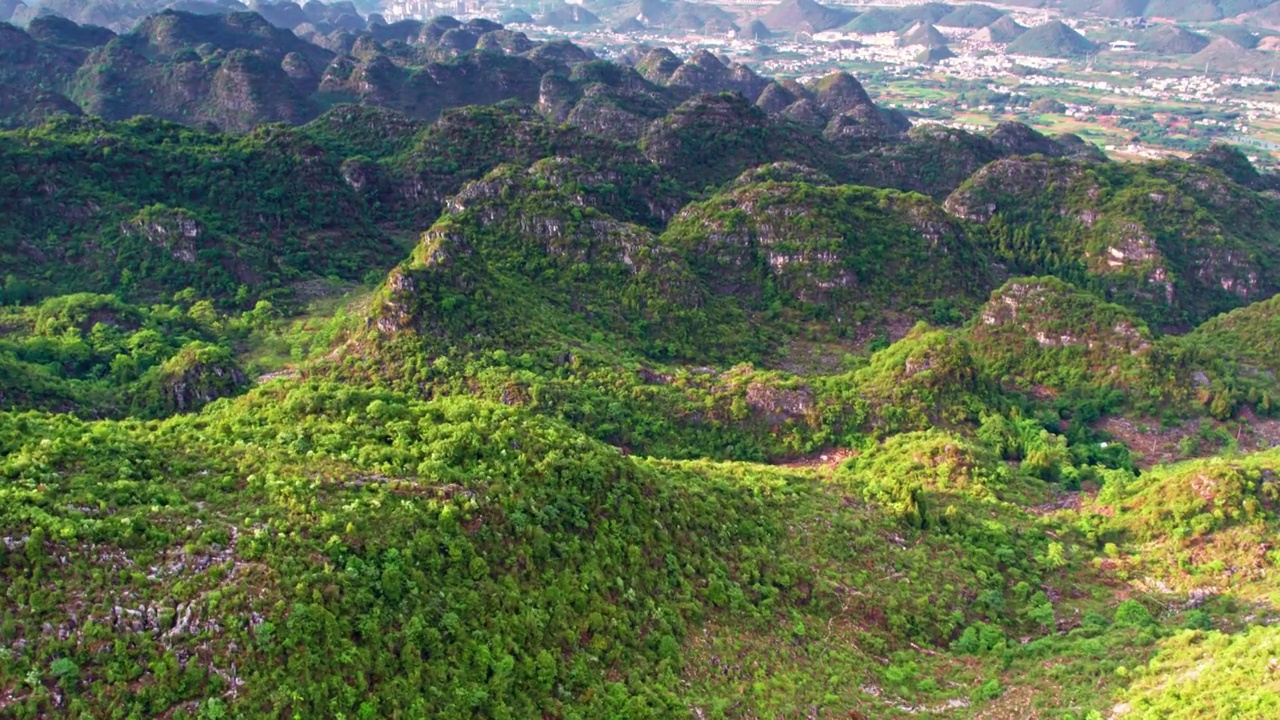 万峰林山峰视频素材