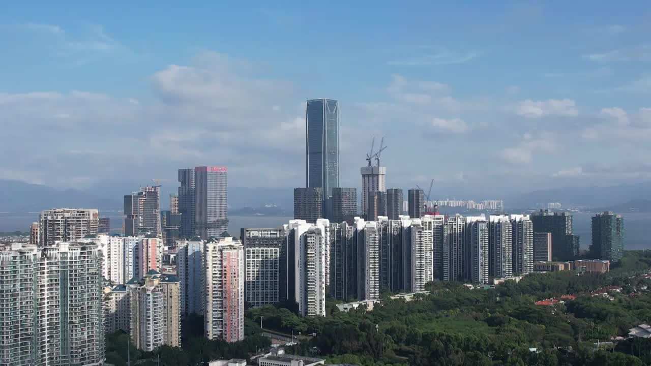 深圳湾超级总部基地视频素材