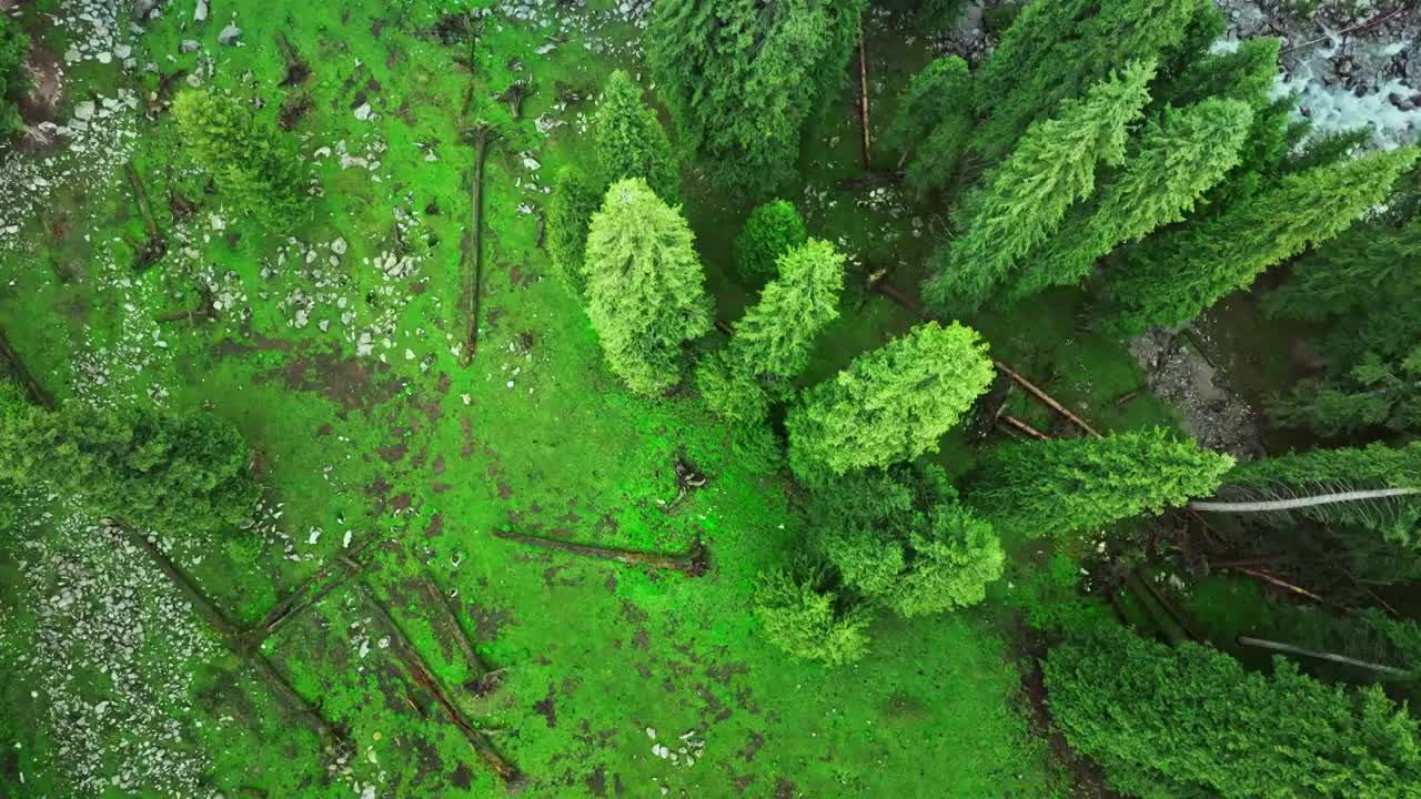 新疆琼库什台村落视频素材