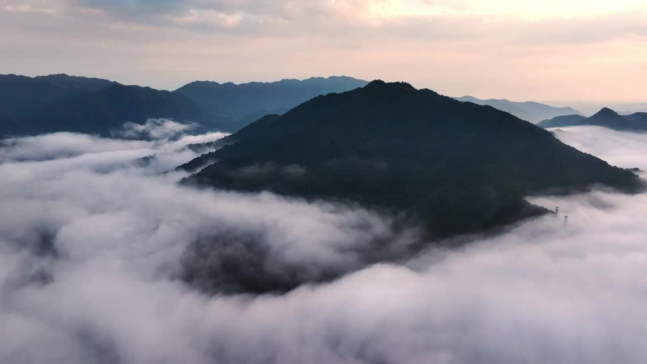 日出云海航拍视频素材