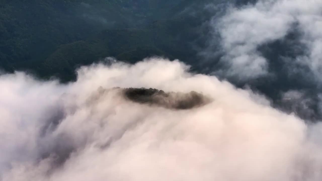 日出云海航拍视频素材