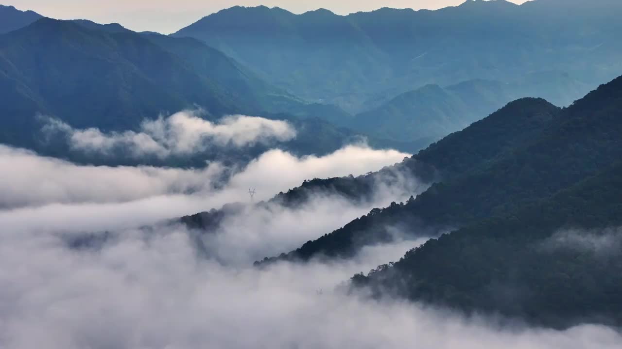 日出云海航拍视频素材