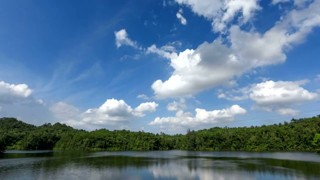 厦门天竺山森林公园湖视频素材