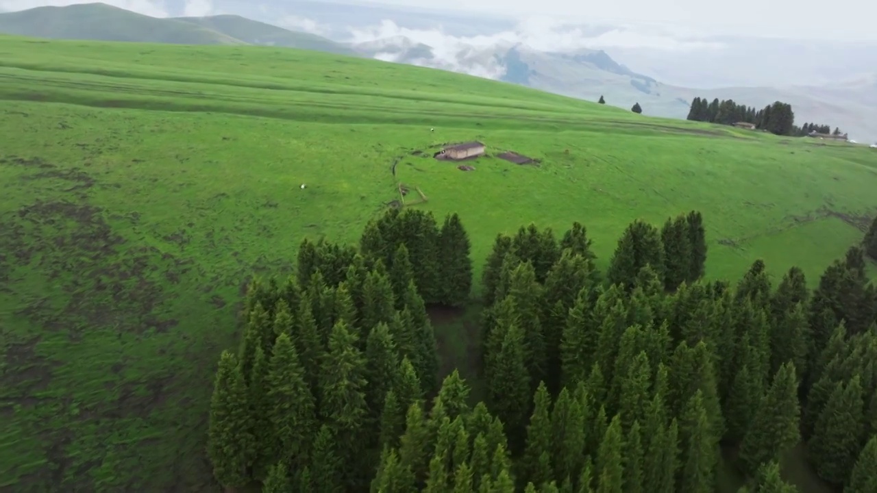 新疆琼库什台后山视频素材