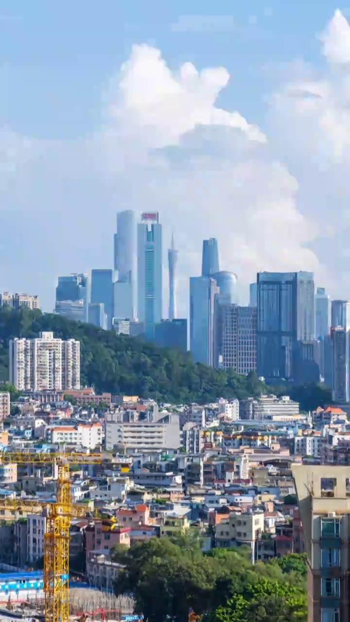 广州地标建筑日间延时视频素材