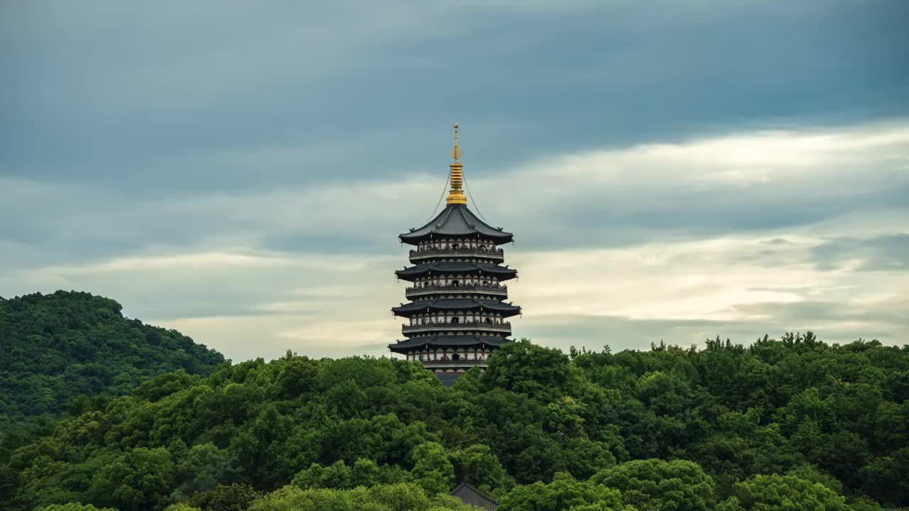 雷峰塔视频素材