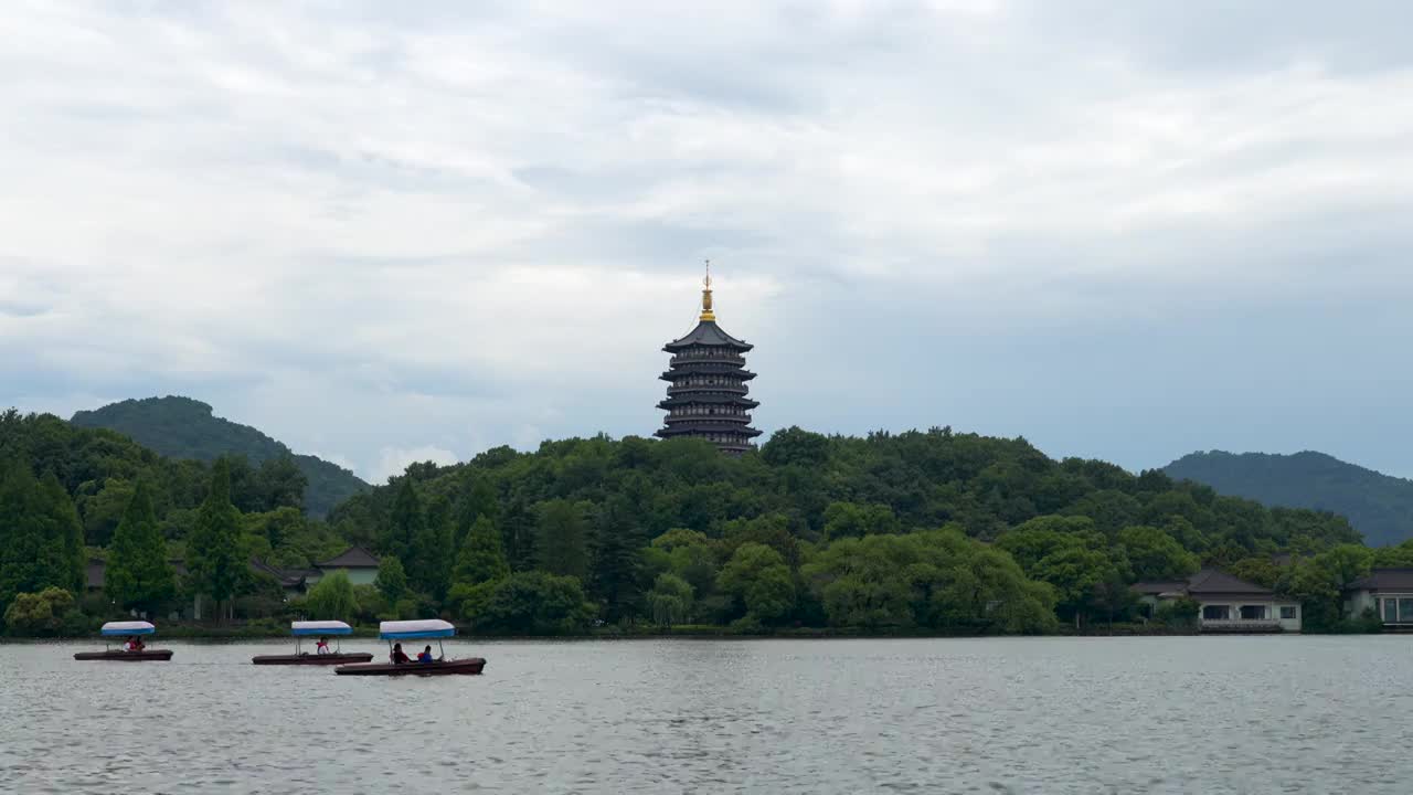 杭州雷峰塔视频素材