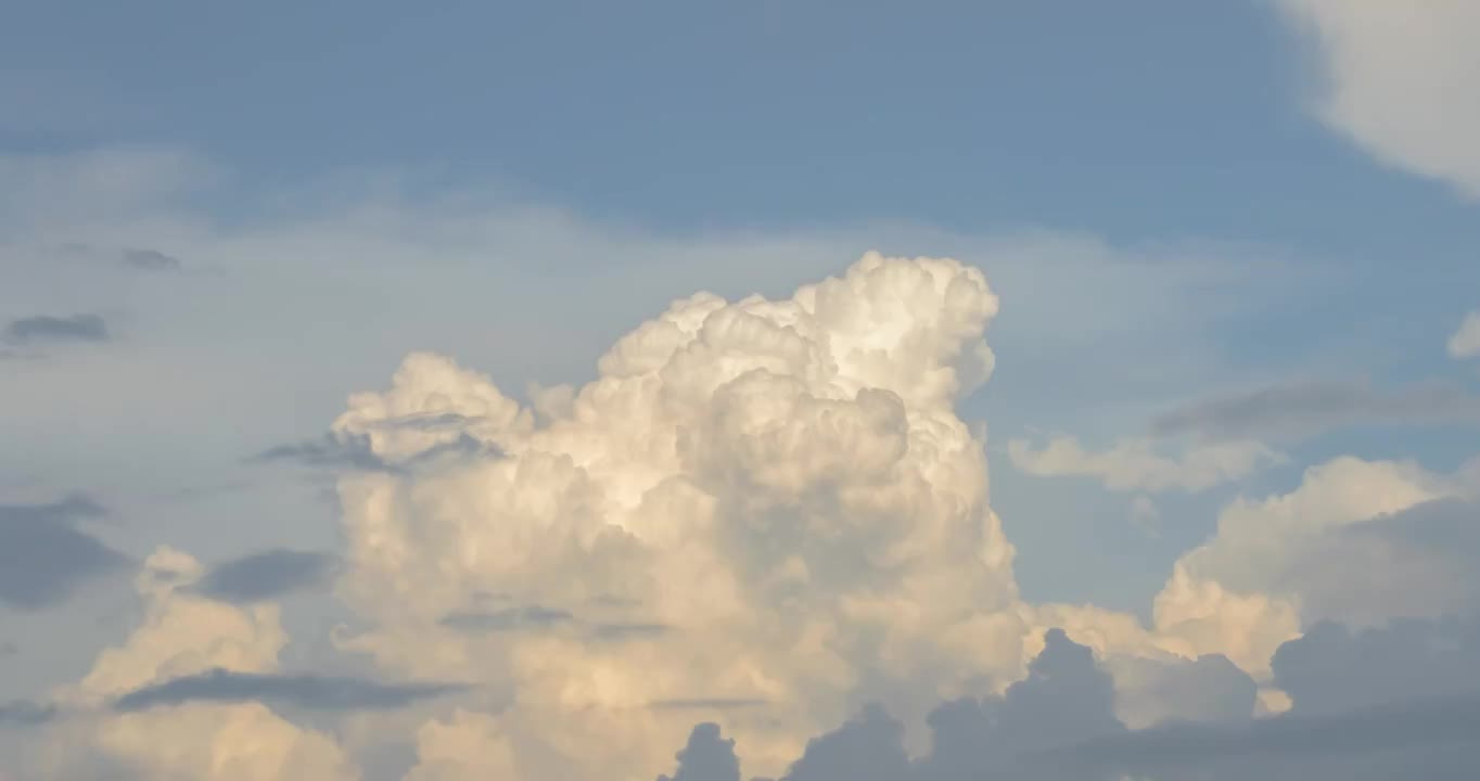 天空中云的变化视频素材