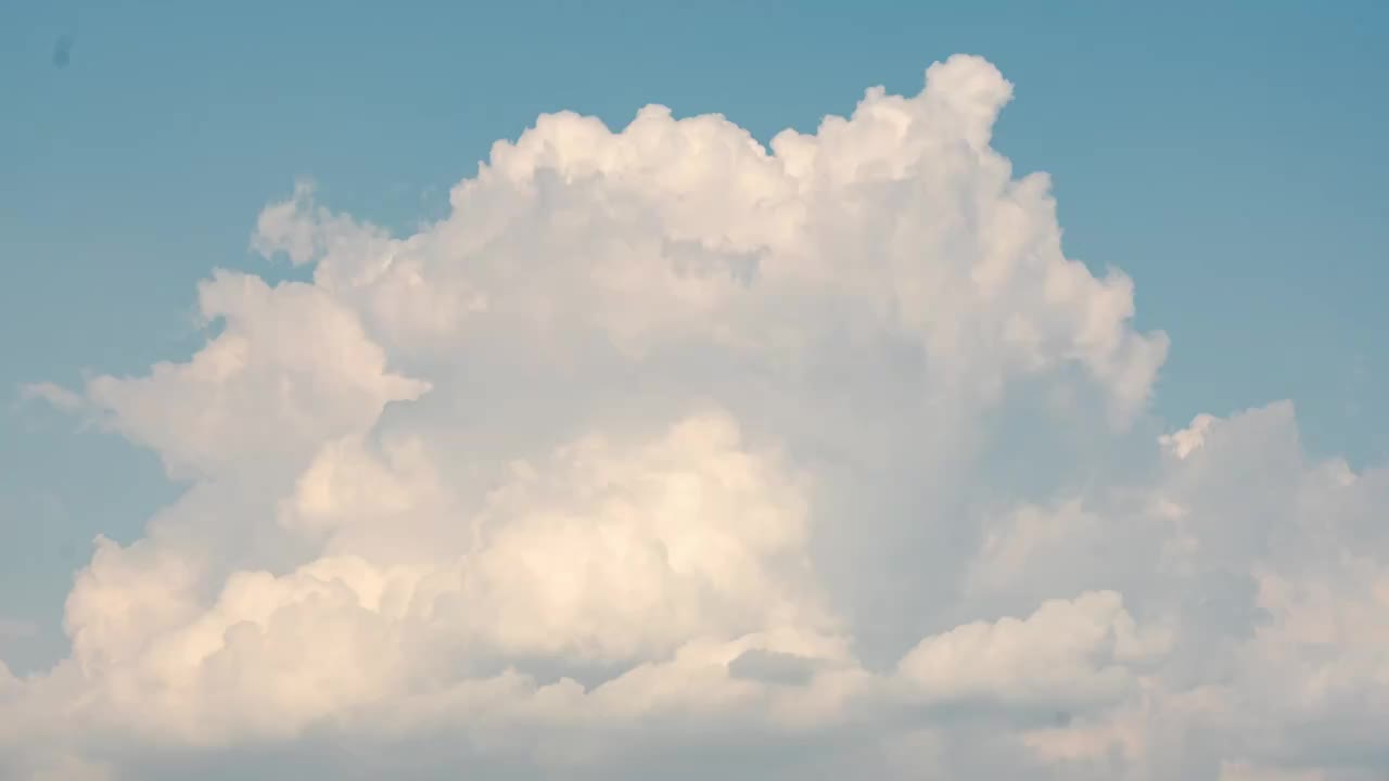 天空中的积雨云视频素材