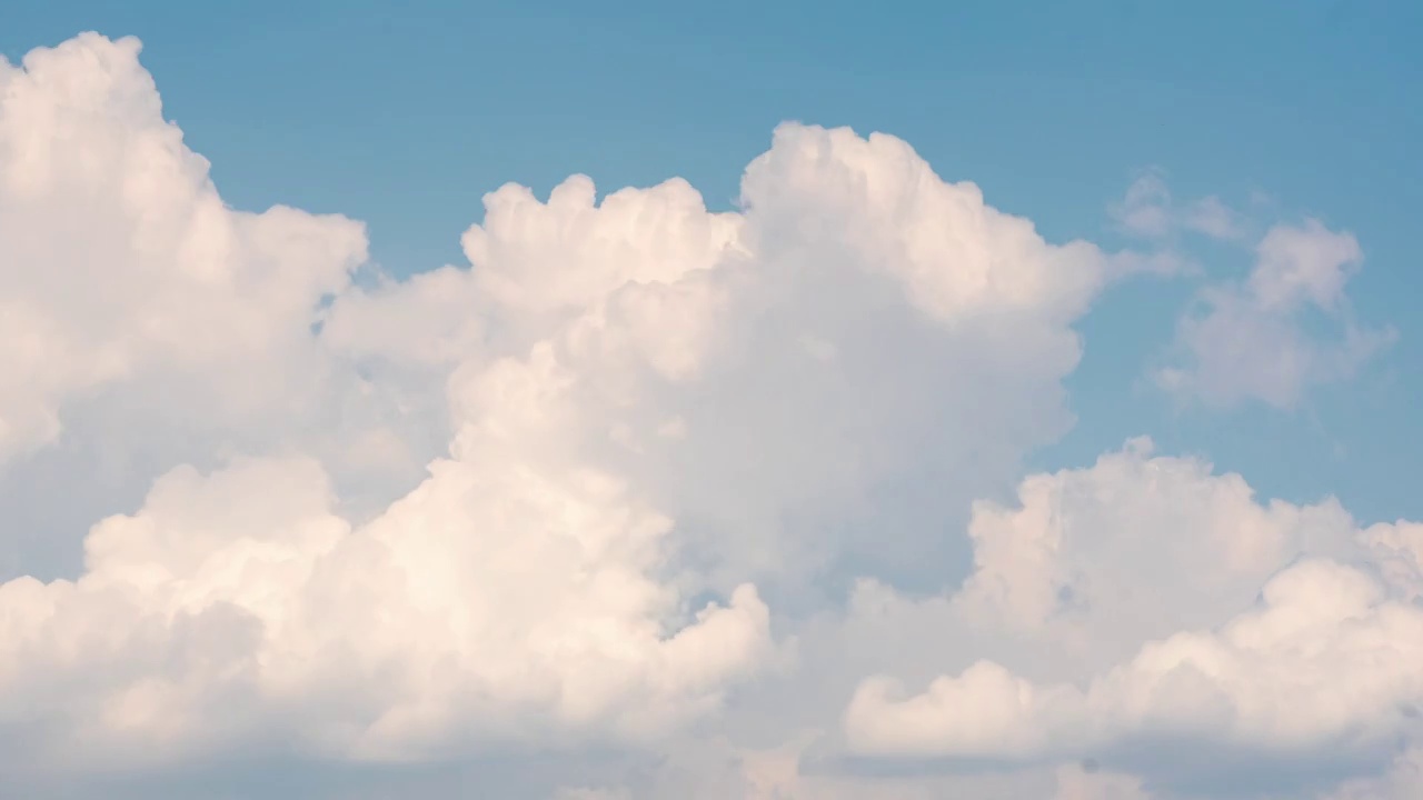 天空中的积雨云视频素材