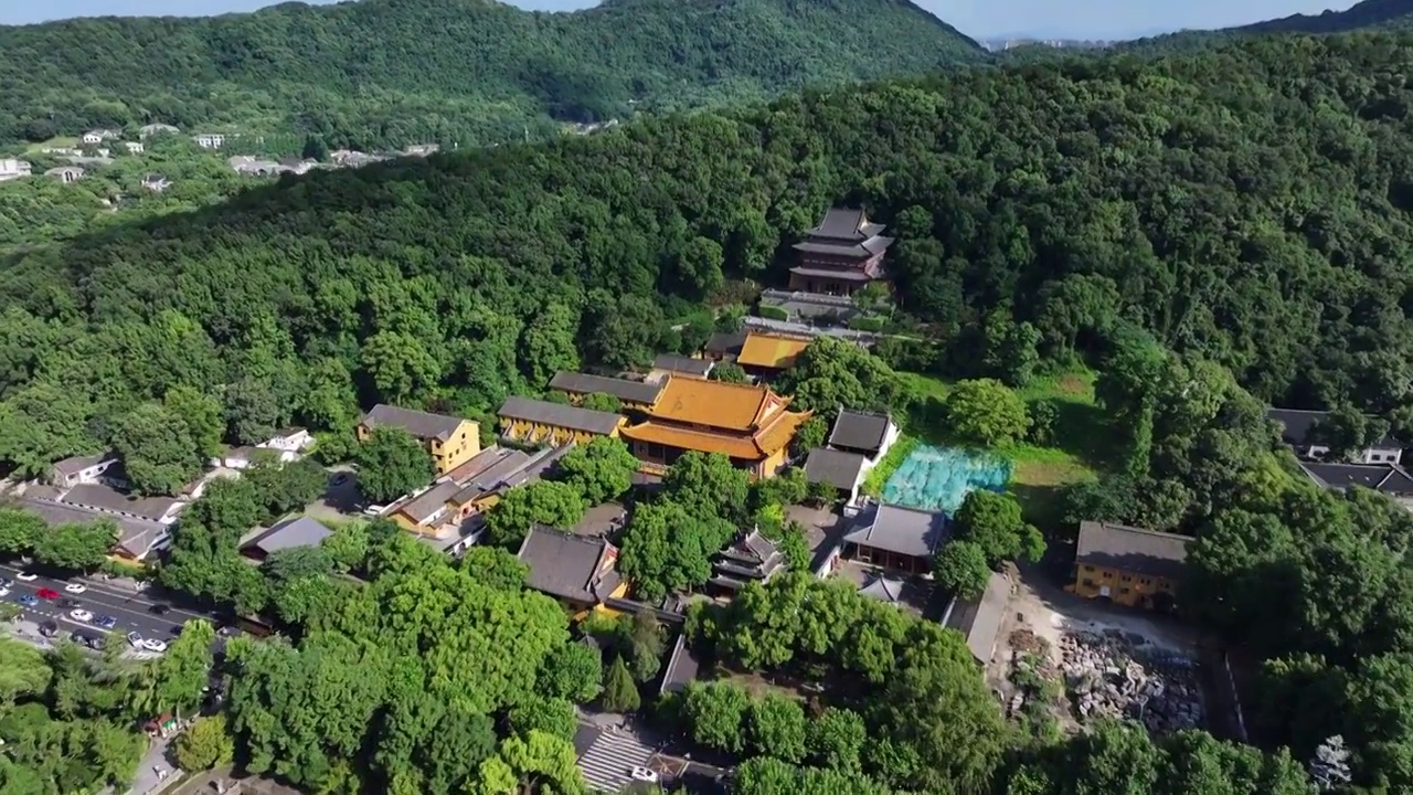 杭州西湖风景区净寺视频素材