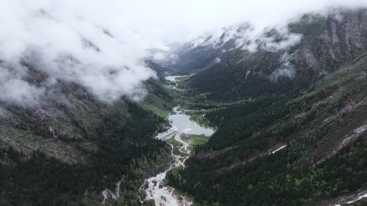 4K航拍川西阿坝州毕棚沟风光美景视频下载