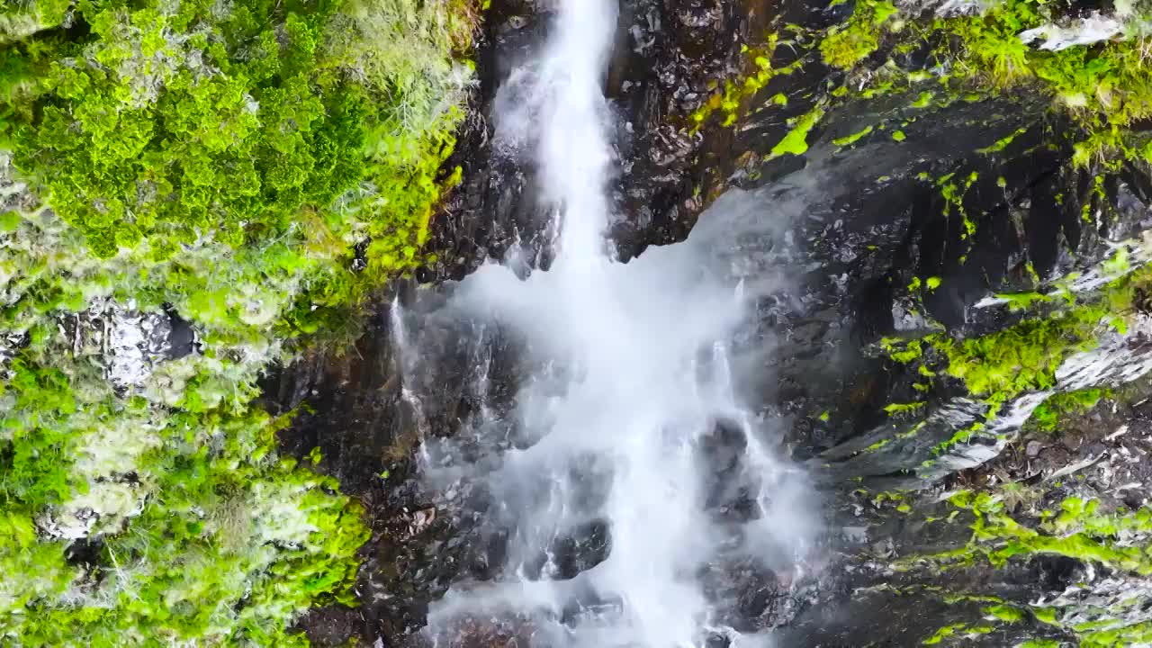 4K航拍川西阿坝州毕棚沟风光美景视频素材