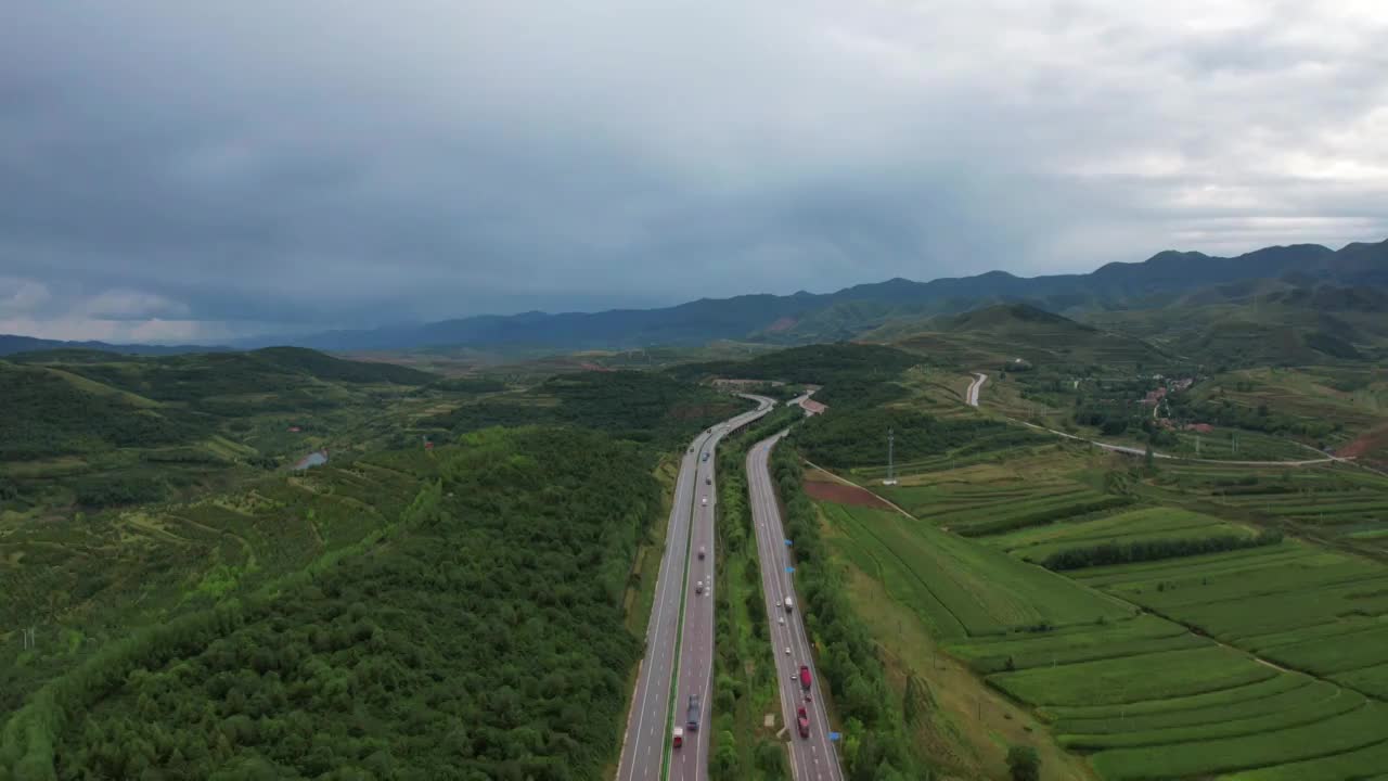 道路延时公路延高速路交通延车流高速路道路（合集）视频素材