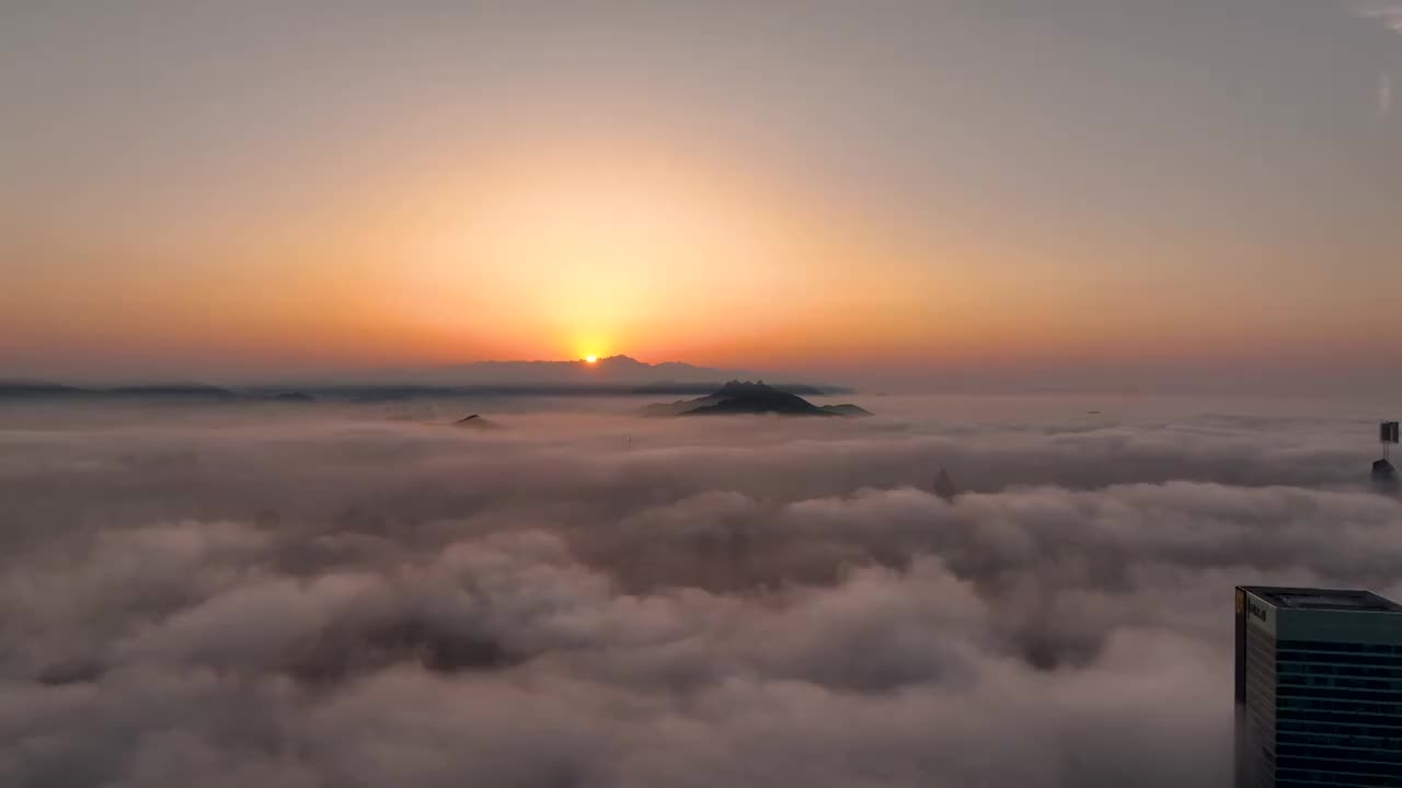 云海日出视频素材