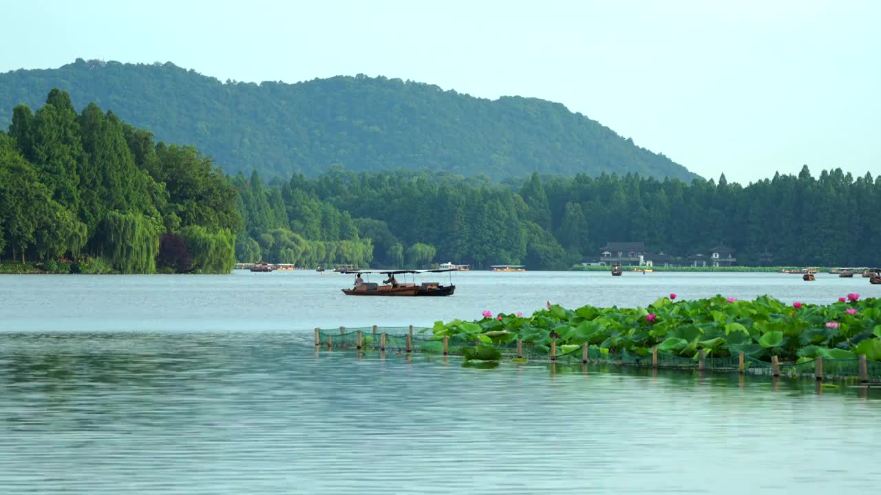 杭州西湖风光视频素材