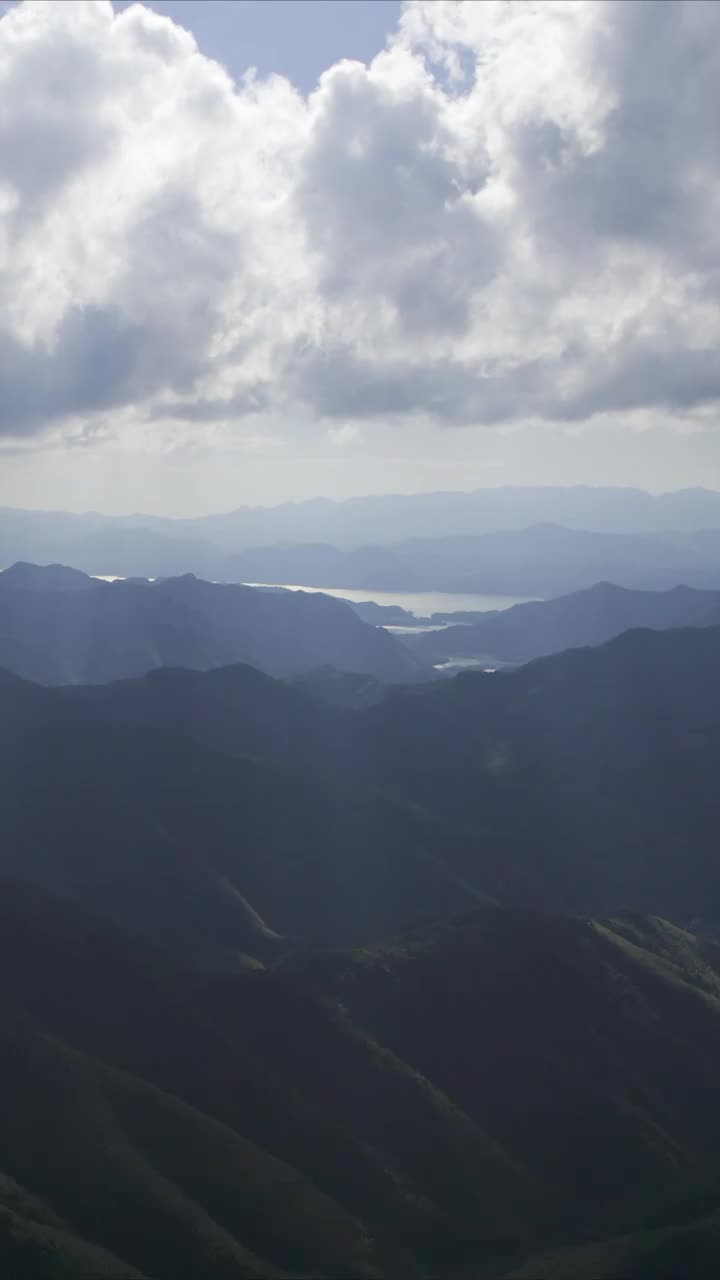 安徽黄山区航拍竖屏视频素材