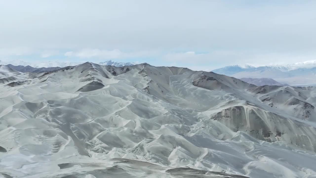 新疆喀什白沙山风光视频素材