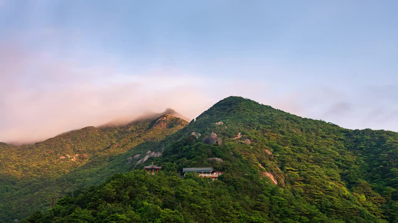 惠州罗浮山云雾延时视频素材