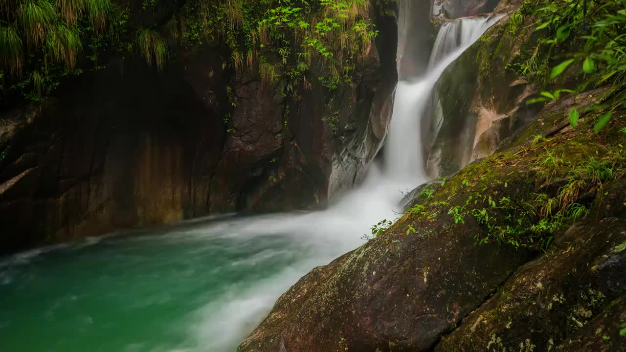 惠州龙门南昆山溪流慢门延时视频素材