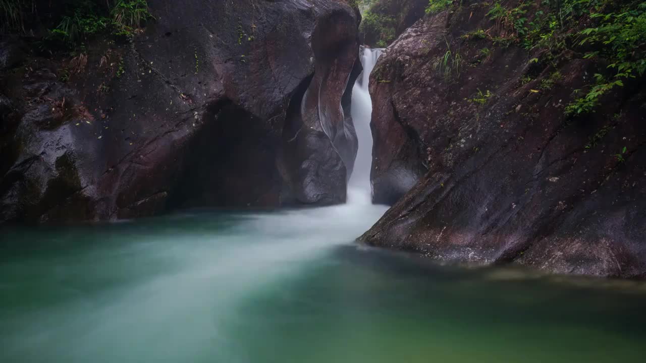 惠州龙门南昆山溪流慢门延时视频素材