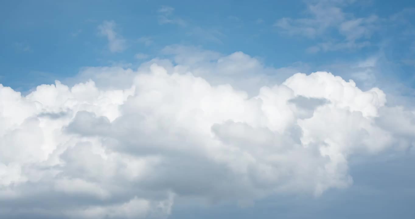 天空移动的积雨云视频素材