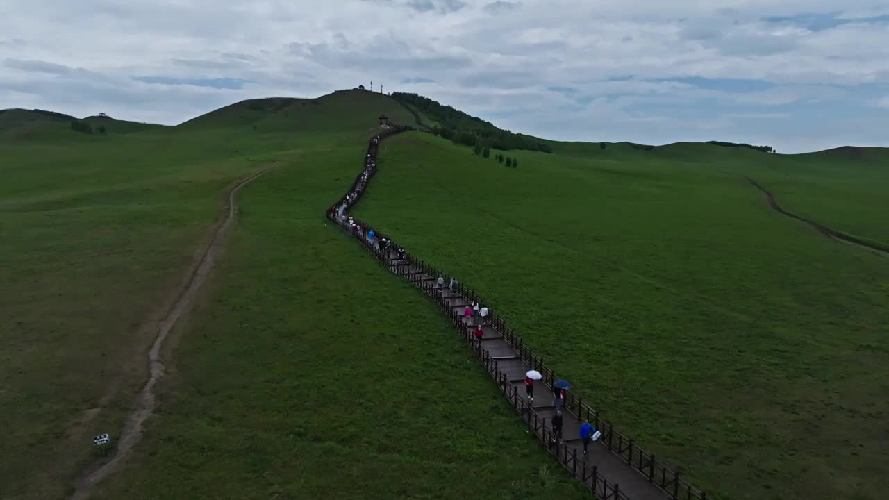 乌兰布统影视基地视频素材