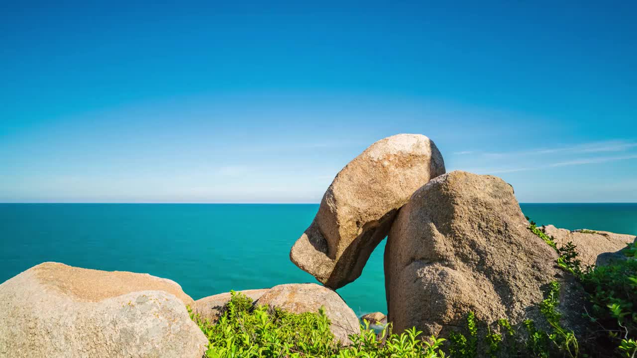 惠州惠东海龟湾延时视频素材