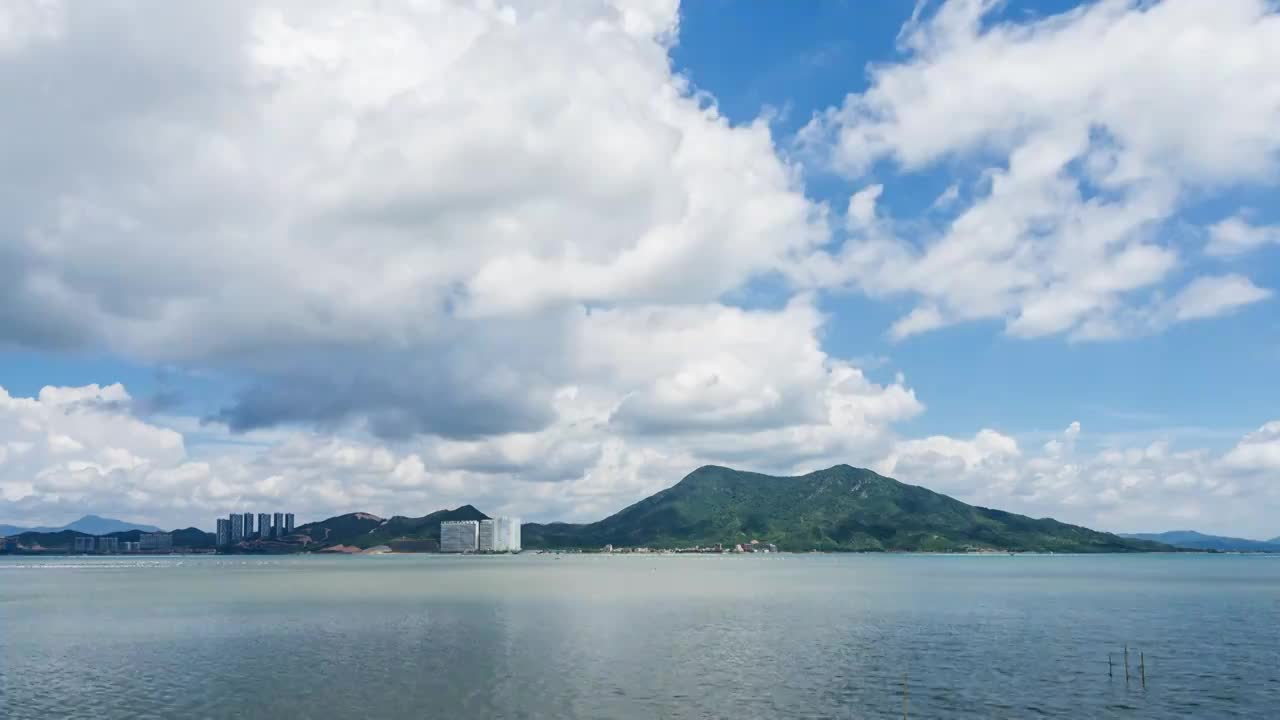 惠州海边风景延时视频素材