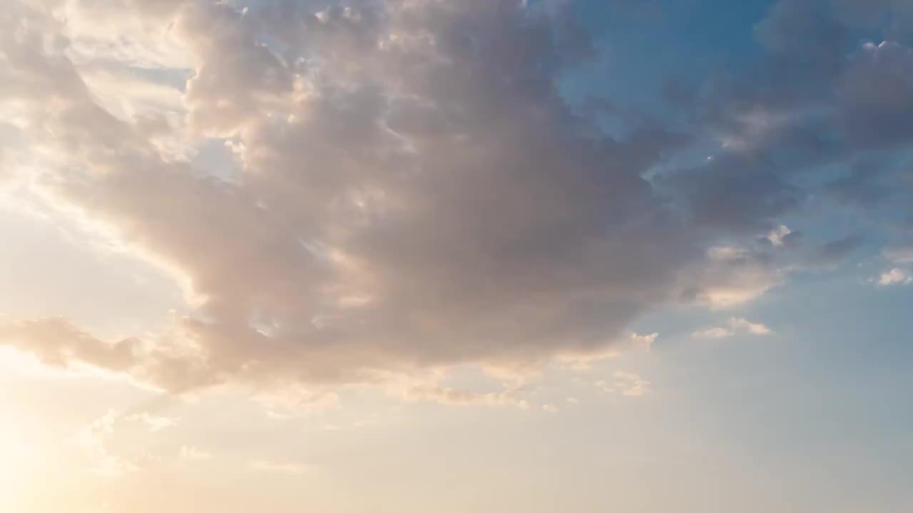 北京夏天日落时分的晚霞视频素材