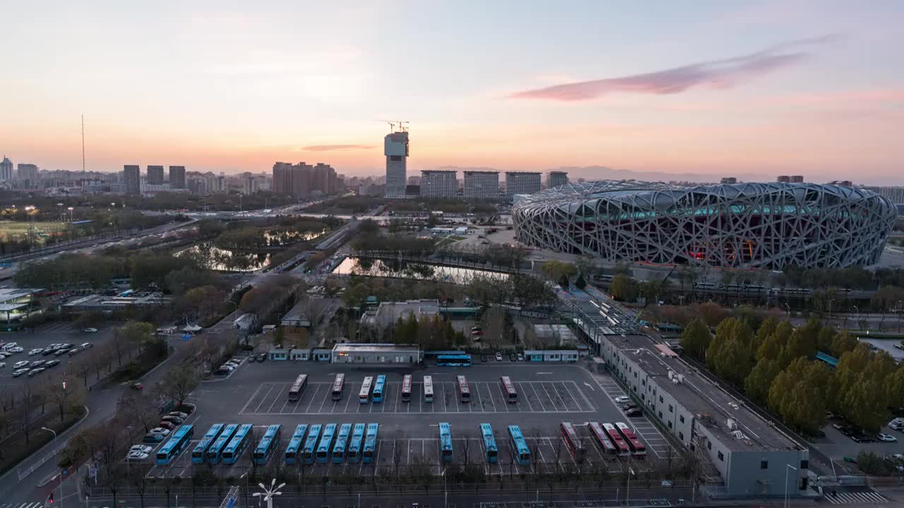 城市风景北京视频素材