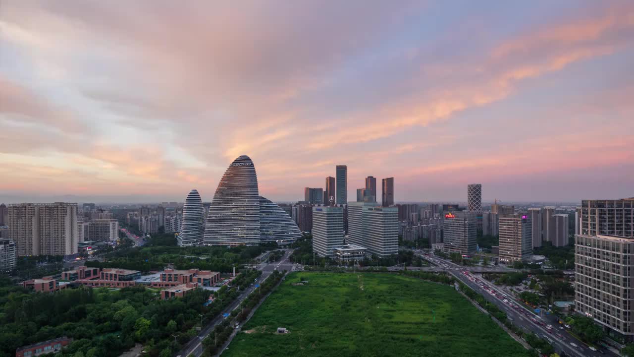 城市风景北京视频素材