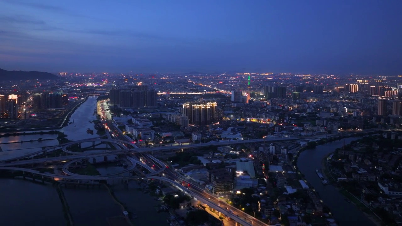 汕头夜景视频素材